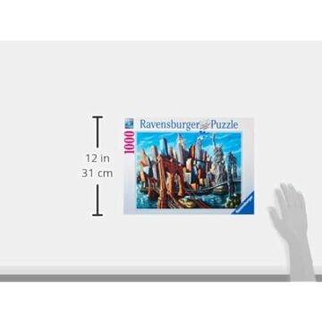 Ravensburger New York'a Hoş Geldiniz Yetişkinler için 1000 Parça Yapboz - Her Parça Eşsizdir, Softclick Teknolojisi Parçaların Birbirine Mükemmel Uyduğu Anlamına Geldiniz