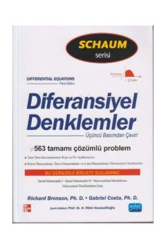 Diferansiyel Denklemler: Schaum's Outlines: Schaum's Outlines