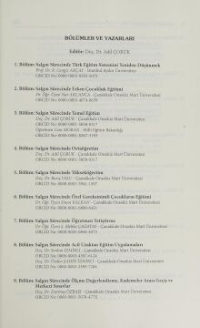 Covid-19 Salgınının Türk Eğitim Sistemine Yansımaları
