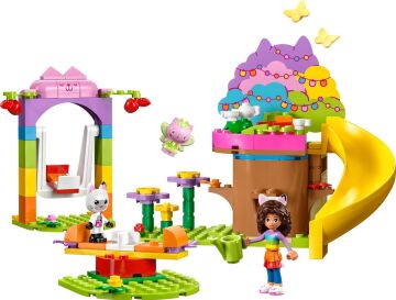 LEGO® Gabby's Dollhouse Peri Kedi’nin Bahçe Partisi 10787-4 Yaş ve Üzeri Çocuklar için Ağaç Ev İçeren Gabby’s Dollhouse Yaratıcı Oyuncak Yapım Seti (130 Parça)