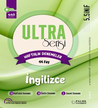 Palme ULTRA Serisi 6. Sınıf İngilizce Denemeleri (Haftalık Kazanım Kavrama) 44 Föy