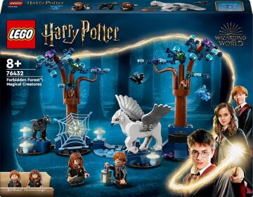 LEGO Harry Potter Yasak Orman: Sihirli Yaratıklar 76432-8 Yaş ve Üzeri Harry Potter Hayranları için Koleksiyonluk Yaratıcı Oyuncak Yapım Seti (172 Parça)