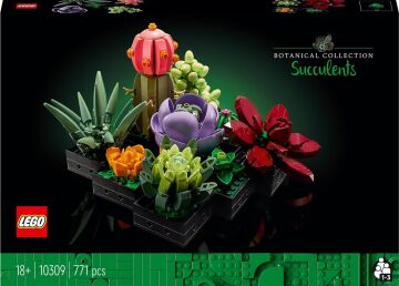LEGO® ICONS Sukulentler 10309 - Yetişkinler İçin LEGO Botanik Koleksiyonunun Tamamlayıcısı Sergilenebilir Yaratıcı Model Yapım Seti