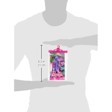 Barbie'nin Kıyafet Koleksiyonu Mor Pembe Tşörtlü