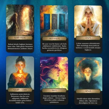 Evrenden Mesajlar Tarot Kehanet Destesi / 90 Açıklamalı Kart