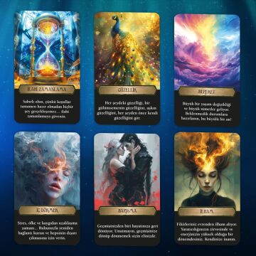Evrenden Mesajlar Tarot Kehanet Destesi / 90 Açıklamalı Kart