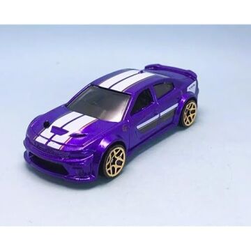 Hot Wheels - ´20 Dodge Charger Hellcat - Then and Now 7/10 - HKJ45 - Short Card - Lila metalik - SRT - Mattel 2023
