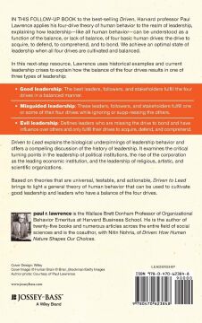 Driven to Lead: Good, Bad, and Misguided Leadership