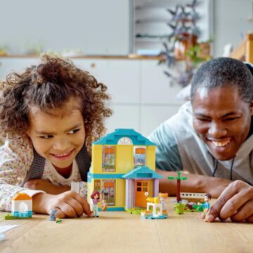 LEGO® Friends Paisley’in Evi 41724-4 Yaş ve Üzeri Çocuklar için 3 Mini Bebekli Oyuncak Yapım Seti (185 Parça)