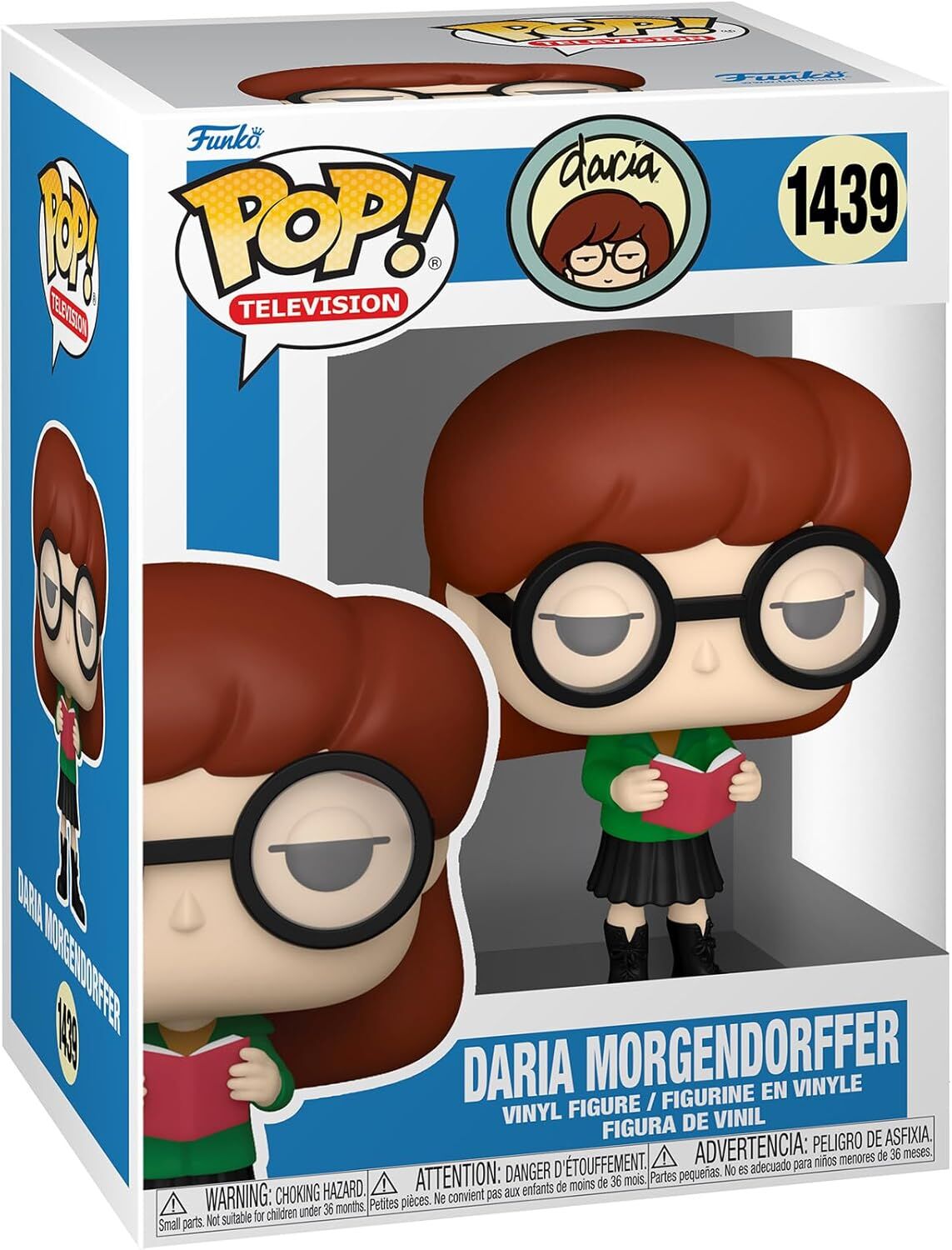 Funko Pop! TV: Daria Morgendorffer – 1 Chance on 6 D'avoir Une Variante Rare Chase – Vinil figür koleksiyonu – Hediye fikri – Resmi ürünler – TV hayranları