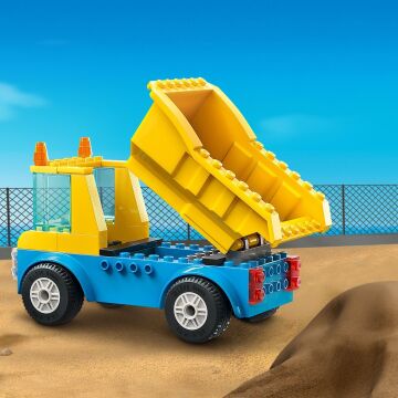 LEGO City İnşaat Kamyonları ve Yıkım Gülleli Vinç 60391 (235 Parça)