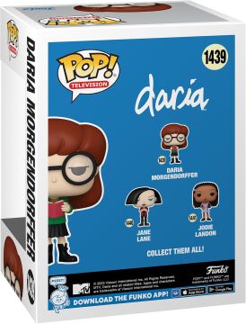 Funko Pop! TV: Daria Morgendorffer – 1 Chance on 6 D'avoir Une Variante Rare Chase – Vinil figür koleksiyonu – Hediye fikri – Resmi ürünler – TV hayranları