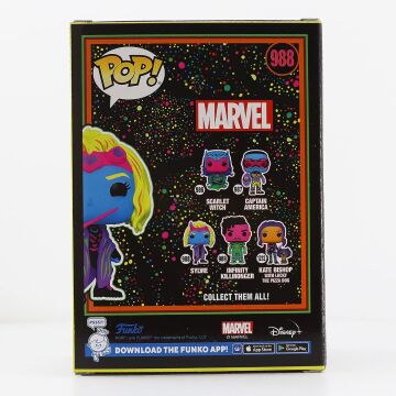 Funko Pop! Marvel Black Light Vinyl Figure Collection MCU Glow Toy (Sylvie)