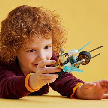 LEGO NINJAGO Zane’in Buz Motosikleti 71816 – 7 Yaş ve Üzeri İçin Zane Minifigürü İçeren Yaratıcı Oyuncak Yapım Seti (84 Parça)