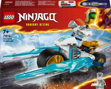 LEGO NINJAGO Zane’in Buz Motosikleti 71816 – 7 Yaş ve Üzeri İçin Zane Minifigürü İçeren Yaratıcı Oyuncak Yapım Seti (84 Parça)