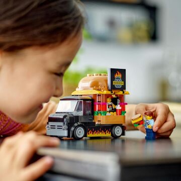 LEGO City Hamburger Kamyonu 60404-5 Yaş ve Üzeri için Yaratıcı Oyuncak Yapım Seti (194 Parça)