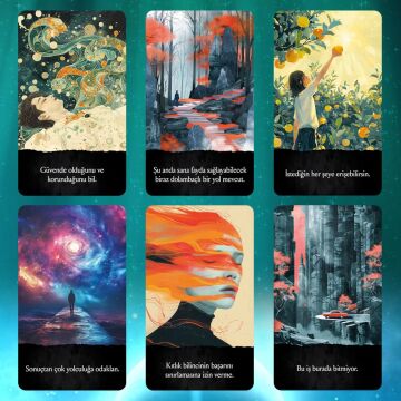 Yüksek Benliğinizden Mesajlar Tarot Kehanet Destesi / 90 Açıklamalı Kart