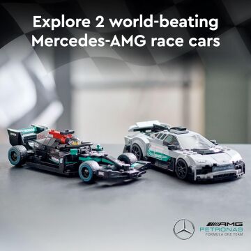 LEGO 76909 Mercedes-AMG F1 W12 E Performans & Mercedes-AMG Project One