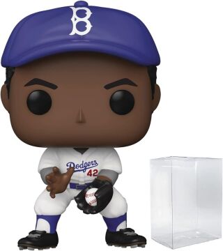 Beyzbol: Spor Efsaneleri - Jackie Robinson Funko Pop! Vinil Figür (Uyumlu Pop Box Koruyucu Kılıfla Bağlanmıştır)