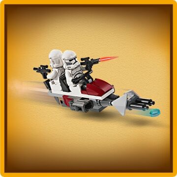 LEGO Star Wars Klon Trooper ve Savaş Droidi Savaş Paketi Seti 75372-7 Yaş ve Üzeri Star Wars Sevenler için Yaratıcı Oyuncak Yapım Seti (215 Parça)