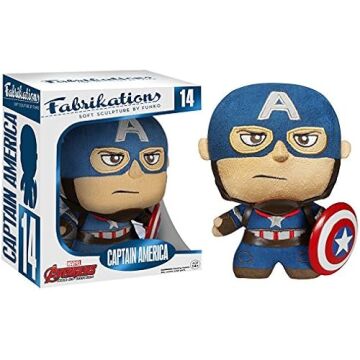 FUNKO – Peluche Marvel Avengers – Captain America Fabrikations 15 cm – 0849803050764