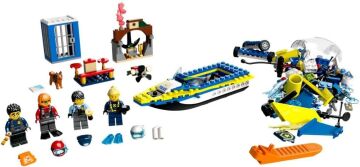 LEGO® City Su Polisi Dedektif Görevleri 60355-6 Yaş ve Üzeri Çocuklar için İnteraktif, Dijital Maceralı Oyuncak Yapım Seti (278 Parça)