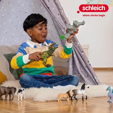 Schleich 14587 T Rex Oyuncak Figürü, Çok Renkli