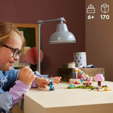 LEGO Animal Crossing Julian Doğum Gününü Kutluyor 77046-6 Yaş ve Üzeri Çocuklar için Yaratıcı Oyuncak Yapım Seti (170 Parça)