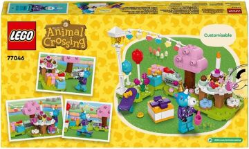 LEGO Animal Crossing Julian Doğum Gününü Kutluyor 77046-6 Yaş ve Üzeri Çocuklar için Yaratıcı Oyuncak Yapım Seti (170 Parça)