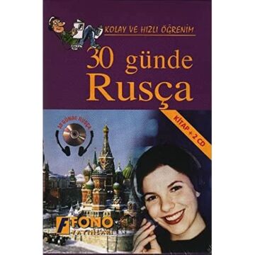 30 GÜNDE RUSÇA KİTAP + 2 CD