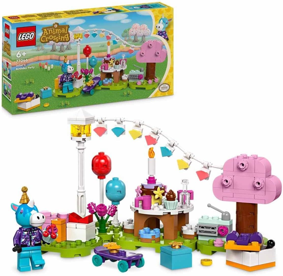 LEGO Animal Crossing Julian Doğum Gününü Kutluyor 77046-6 Yaş ve Üzeri Çocuklar için Yaratıcı Oyuncak Yapım Seti (170 Parça)