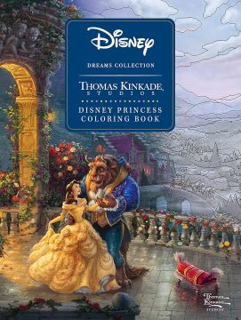 Disney Dreams Collection Thomas Kinkade Studios Disney Princess Coloring Book