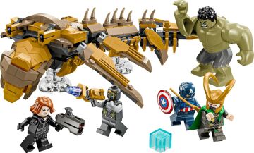 LEGO Marvel Avengers, Leviathan’a Karşı 76290-7 Yaş ve Üzeri Süper Kahraman Sevenler İçin Yaratıcı Oyuncak Yapım Seti (347 Parça)