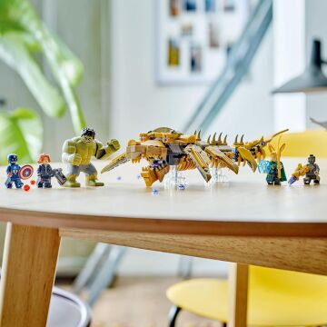 LEGO Marvel Avengers, Leviathan’a Karşı 76290-7 Yaş ve Üzeri Süper Kahraman Sevenler İçin Yaratıcı Oyuncak Yapım Seti (347 Parça)