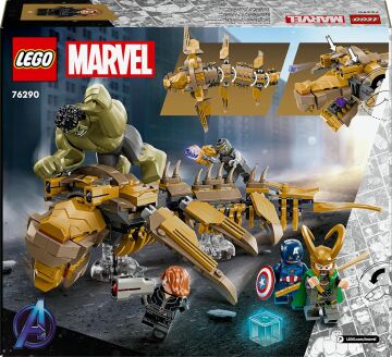 LEGO Marvel Avengers, Leviathan’a Karşı 76290-7 Yaş ve Üzeri Süper Kahraman Sevenler İçin Yaratıcı Oyuncak Yapım Seti (347 Parça)
