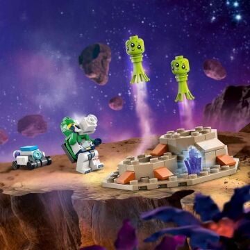 LEGO City Uzay Keşif Robotu ve Uzaylı Canlı 60431-6 Yaş ve Üzeri Çocuklar için 2 Astronot Minifigürü İçeren Yaratıcı Oyuncak Yapım Seti (311 Parça)