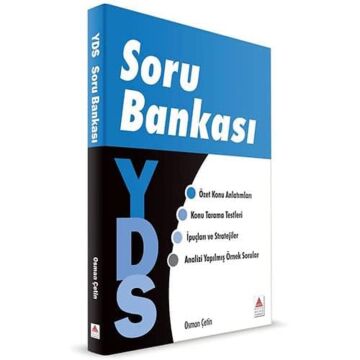 YDS SORU BANKASI: İpucları ve Stratejiler - YDS Nisan 2013 Çözümleri Dahil 300 Açıklamalı Soru - Toplam 3000 Soru