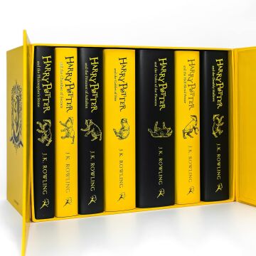 Harry Potter Hufflepuff House Editions Hardback Box Set: 1-7