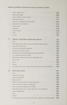 Uluslararası Finans: Finansçı Olmayan Yöneticiler İçin