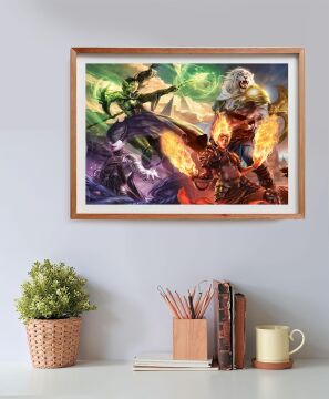 Clementoni 500 Parça Magic The Gathering Küp Puzzle 2