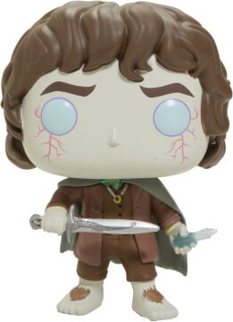 (Frodo Baggins Limited CHASE Edition) - FunKo POP Movies Lord of the Rings Frodo Baggins 9.5cm CHASE VARIANT Vinyl Figure