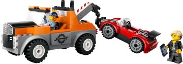 LEGO City Çekici Kamyon ve Spor Araba Tamiri 60435-4 Yaş ve Üzeri Çocuklar için Yaratıcı Oyuncak Yapım Seti (101 Parça)