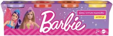 Barbie Simli Oyun Hamuru 4X100 Gr HHJ32