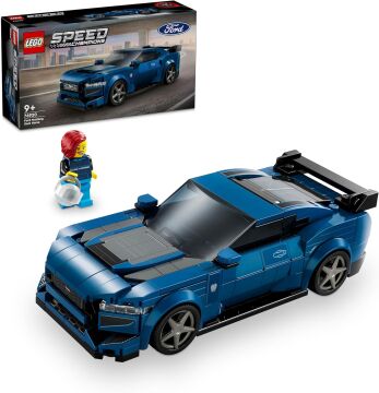 LEGO Speed Champions Ford Mustang Dark Horse Spor Araba 76920-9 Yaş ve Üzeri Çocuklar için Koleksiyonluk ve Sergilenebilir Yaratıcı Oyuncak Model Yapım Seti (344 Parça)