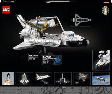 LEGO NASA Discovery Uzay Mekiği 10283 Yapım Seti; Uzay Keşfinin Gerçek bir Simgesini Yapın ve Sergileyin (2354 Parça)