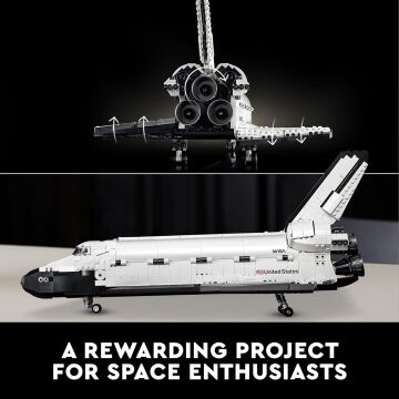 LEGO NASA Discovery Uzay Mekiği 10283 Yapım Seti; Uzay Keşfinin Gerçek bir Simgesini Yapın ve Sergileyin (2354 Parça)