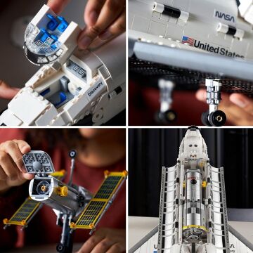 LEGO NASA Discovery Uzay Mekiği 10283 Yapım Seti; Uzay Keşfinin Gerçek bir Simgesini Yapın ve Sergileyin (2354 Parça)