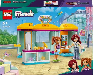 LEGO Friends Minik Aksesuar Mağazası 42608-6 Yaş ve Üzeri Çocuklar için Paisley ve Candi Minifigürü İçeren Yaratıcı Oyuncak Yapım Seti (129 Parça)