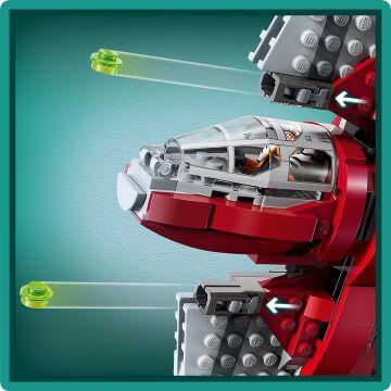 LEGO 75362 Star Wars Ahsoka Tano’nun T-6 Jedi Mekiği Yapım Seti, 599 Parça