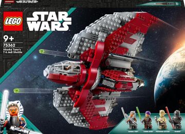 LEGO 75362 Star Wars Ahsoka Tano’nun T-6 Jedi Mekiği Yapım Seti, 599 Parça